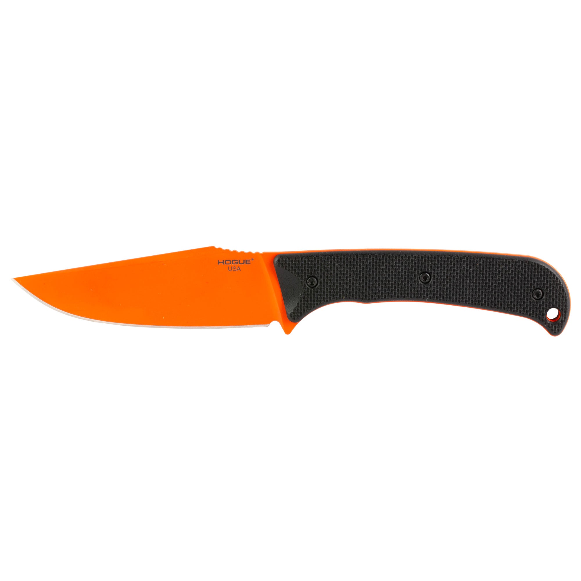 HOGUE EXTRAK XL 3.9" G10 BLK/ORG - American Ordnance