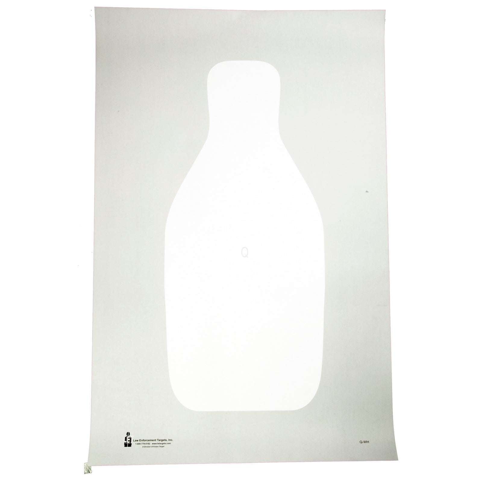 ACTION TGT STNDRD FBI/DEA WHT 100PK - American Ordnance