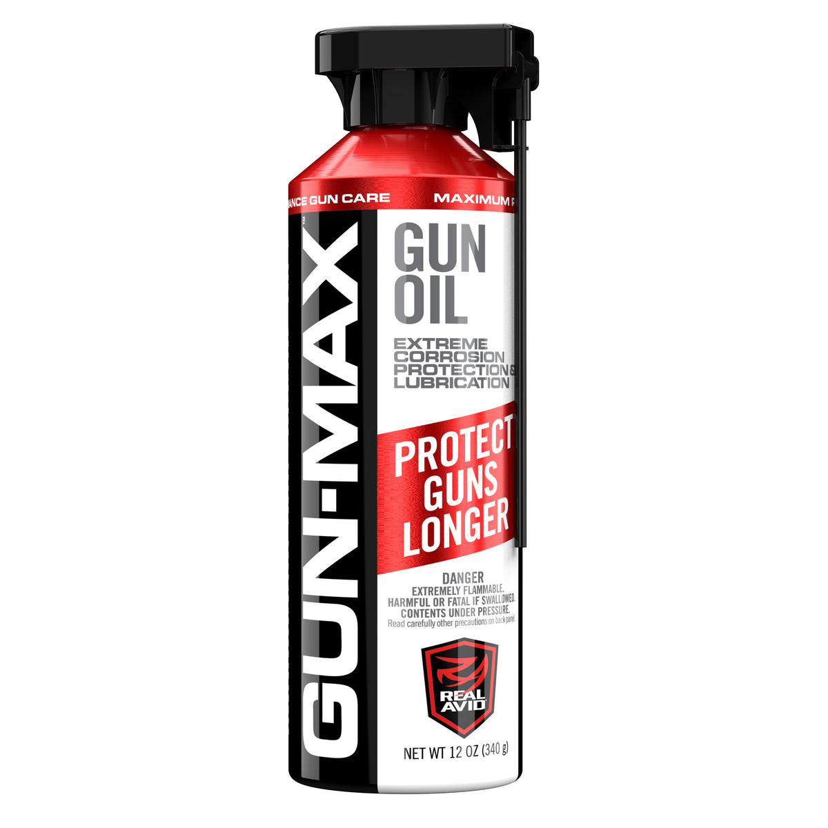 REAL AVID GUN MAX GUN OIL 12OZ - American Ordnance