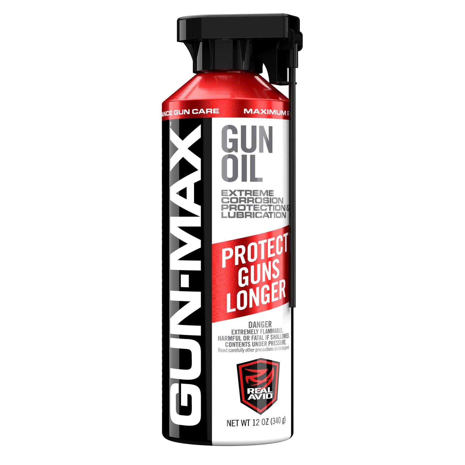 REAL AVID GUN MAX GUN OIL 12OZ - American Ordnance