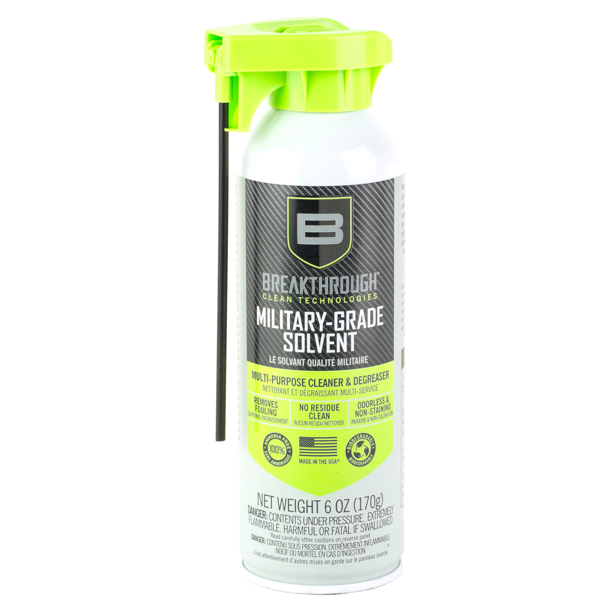 BCT MIL GRD SOLVNT AEROSOL 6OZ - American Ordnance