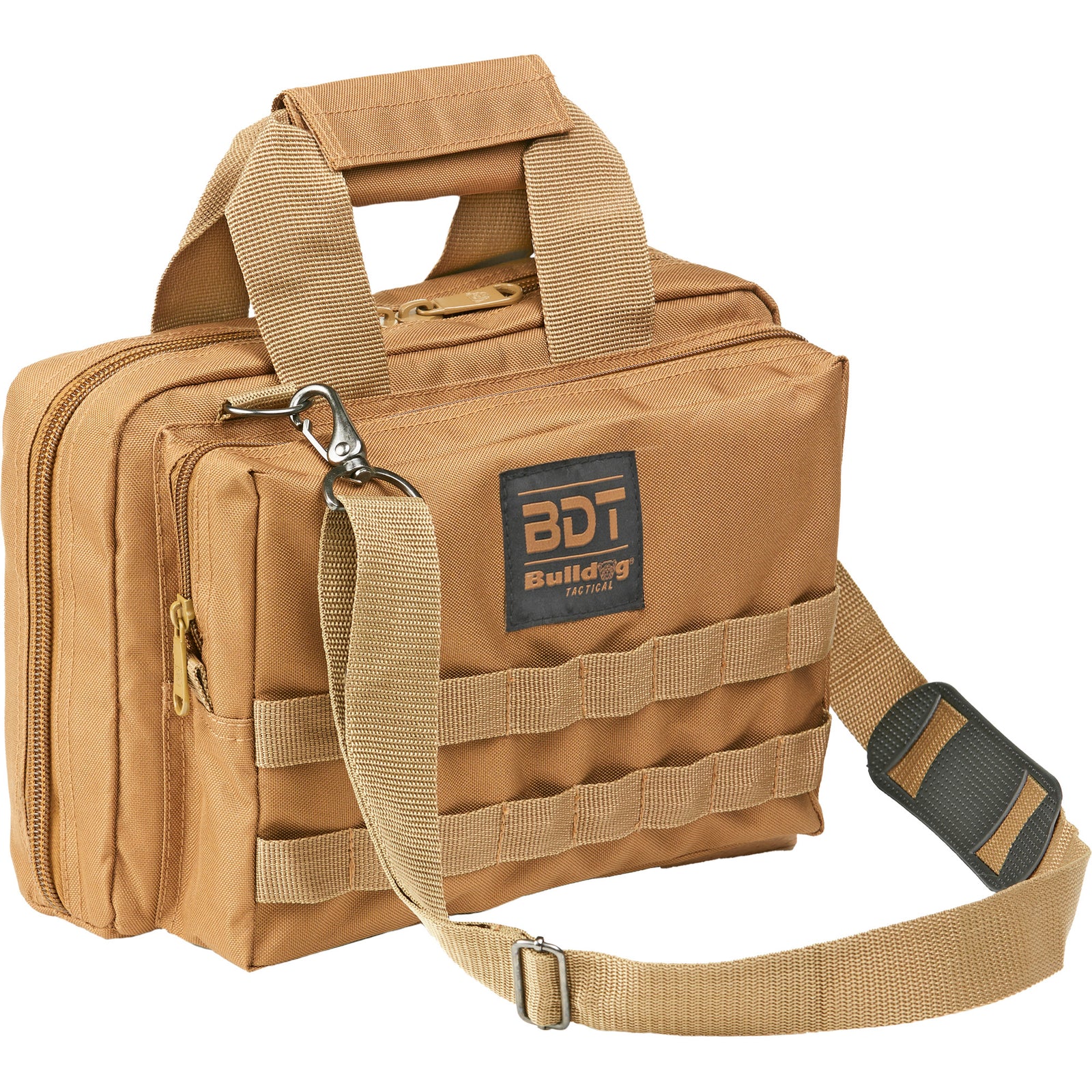 BULLDOG DLX 2 PISTOL RANGE BAG TAN - American Ordnance