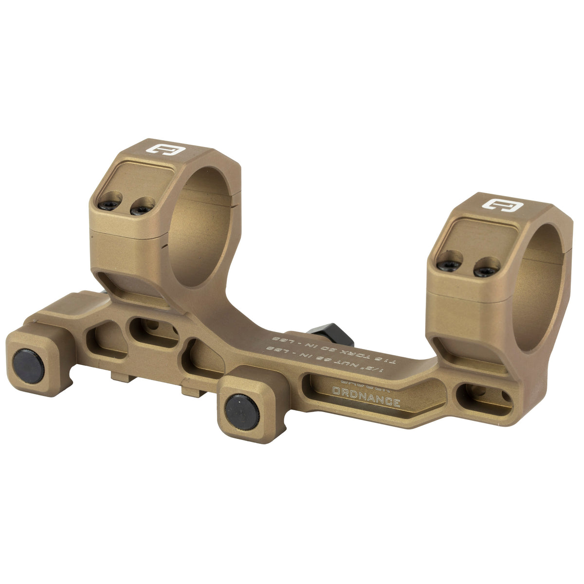 BADGER COM MOUNT 30MM 1.54&quot; TAN - American Ordnance