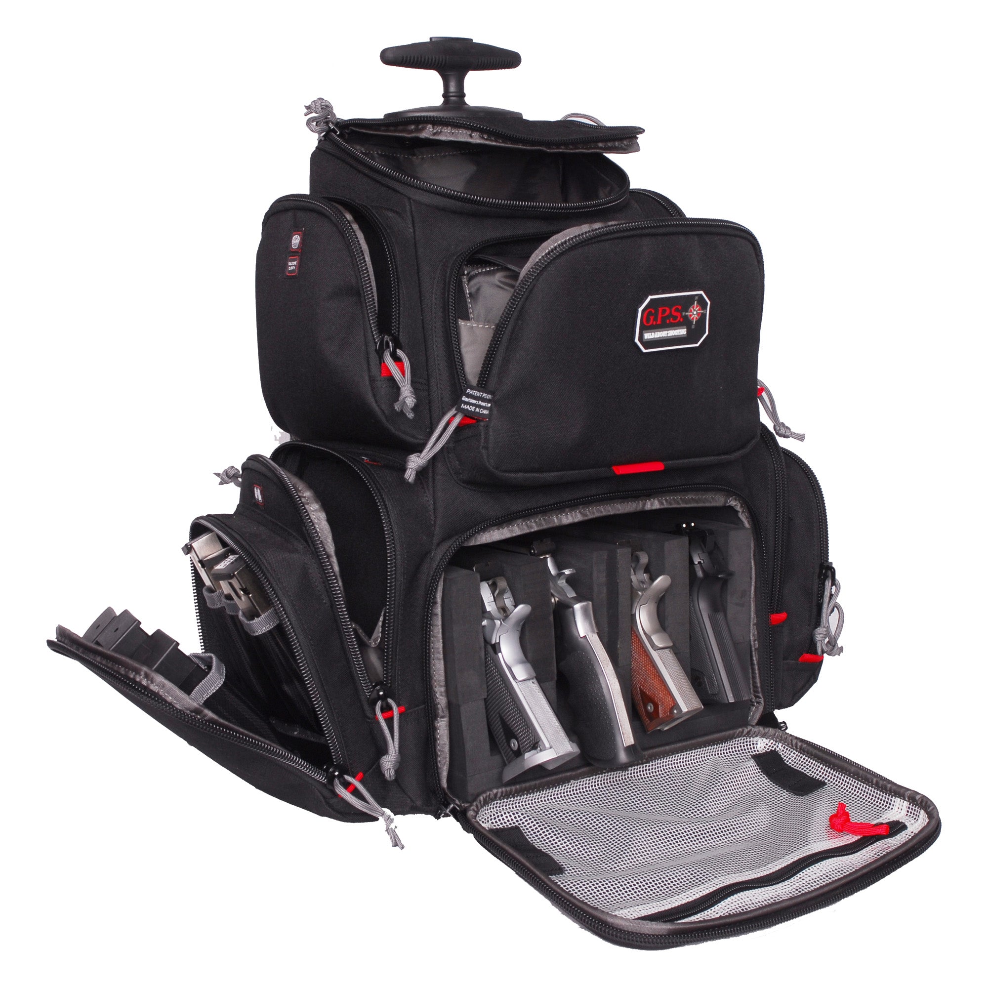 GPS ROLLING HANDGUNNER BACKPACKER BK - American Ordnance