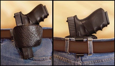 MED TO LARGE  AUTOS IWB & OWBPSP BELT SLIDE HOLSTER BLACK - American Ordnance