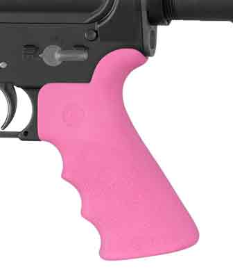 W/FINGER GROOVES PINKHOGUE AR-15 BEAVERTAIL GRIP - American Ordnance