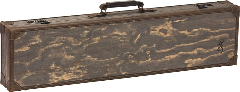 TO 32" DARK MADERA WOOD GRAINBROWNING LUGGAGE CASE O/U & BT - American Ordnance