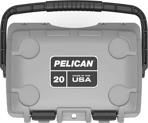 ELITE DKGRAY/GREEN LEG CUT OUTPELICAN COOLERS IM 20 QUART - American Ordnance
