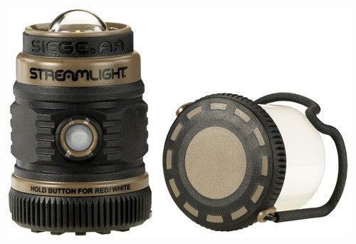 LANTERN WHITE LED &amp; RED LEDSTREAMLIGHT SIEGE AA BATTERY - American Ordnance