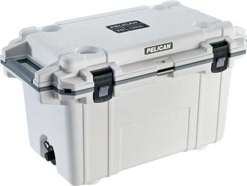 ELITE WHITE/GRAYPELICAN COOLER IM 70 QUART - American Ordnance