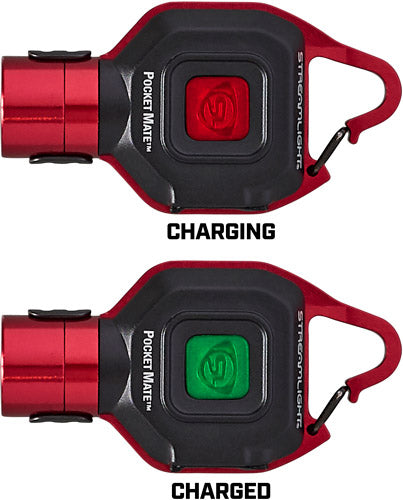 EDC LIGHT W/POCKET CLIP REDSTREAMLIGHT POCKET MATE USB - American Ordnance
