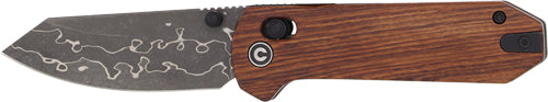 GUIBOURTIA WOOD/DAMASCUS BLADECIVIVI KNIFE YONDER 2.88" - American Ordnance