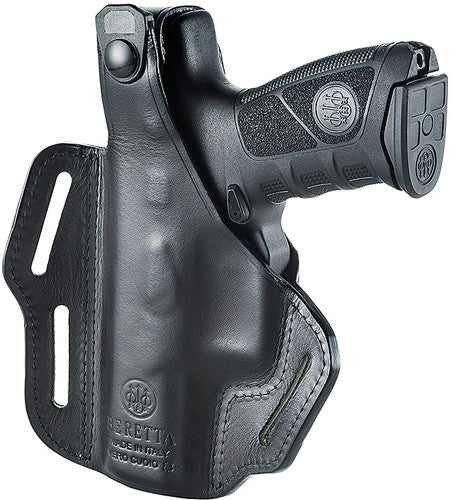 THUMB BREAK RH LEATHER BLACKBERETTA HOLSTER APX BELT SLIDE - American Ordnance