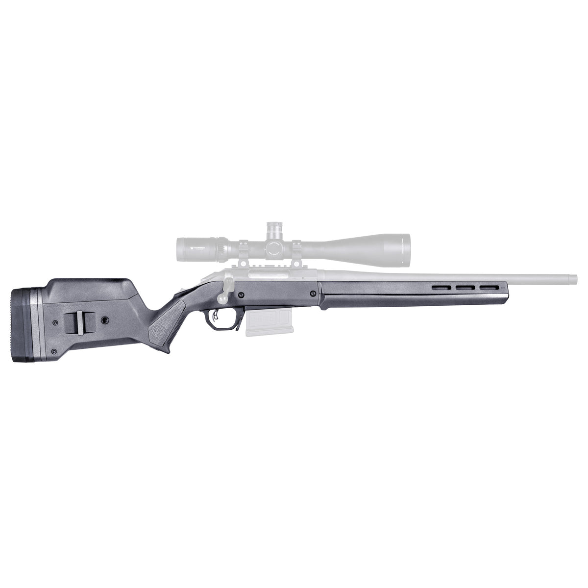 MAGPUL HNTR RUG AMCN STK STANAG GRY - American Ordnance