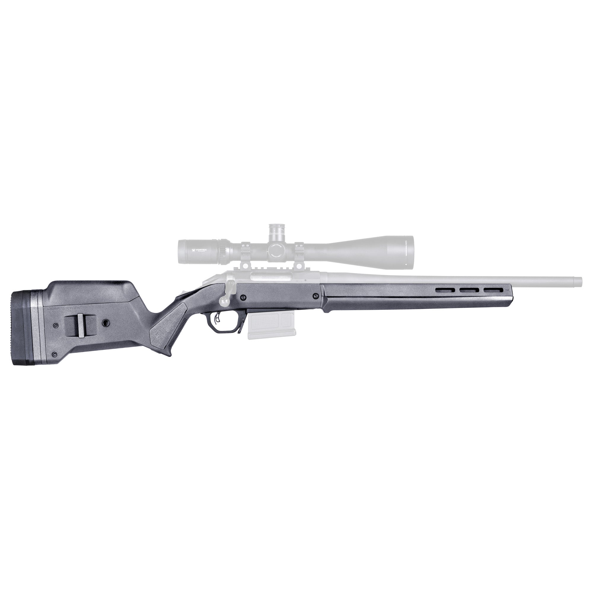 MAGPUL HNTR RUG AMCN STK STANAG GRY - American Ordnance