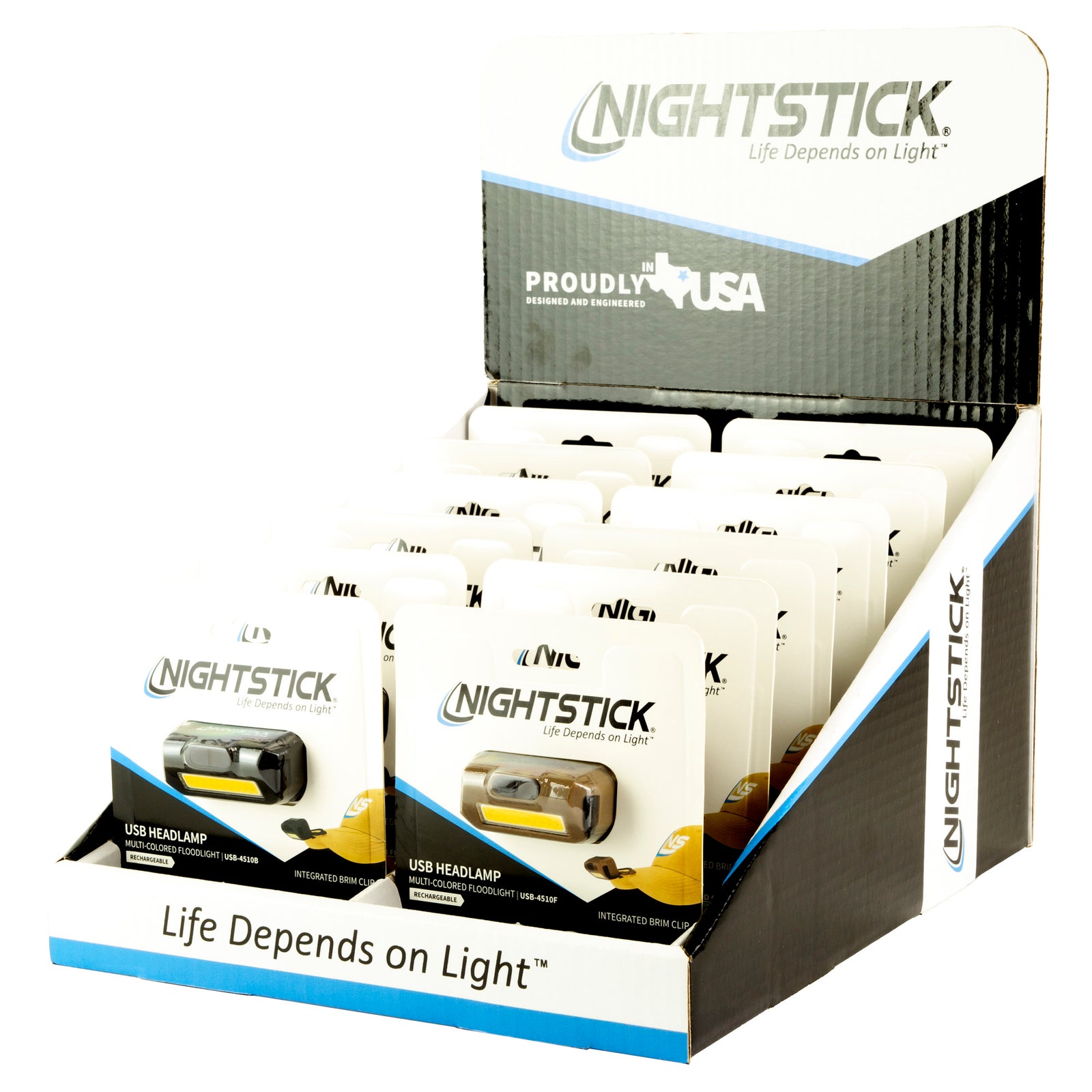 NIGHTSTICK 4510 USB HEADLAMP DISPLAY - American Ordnance