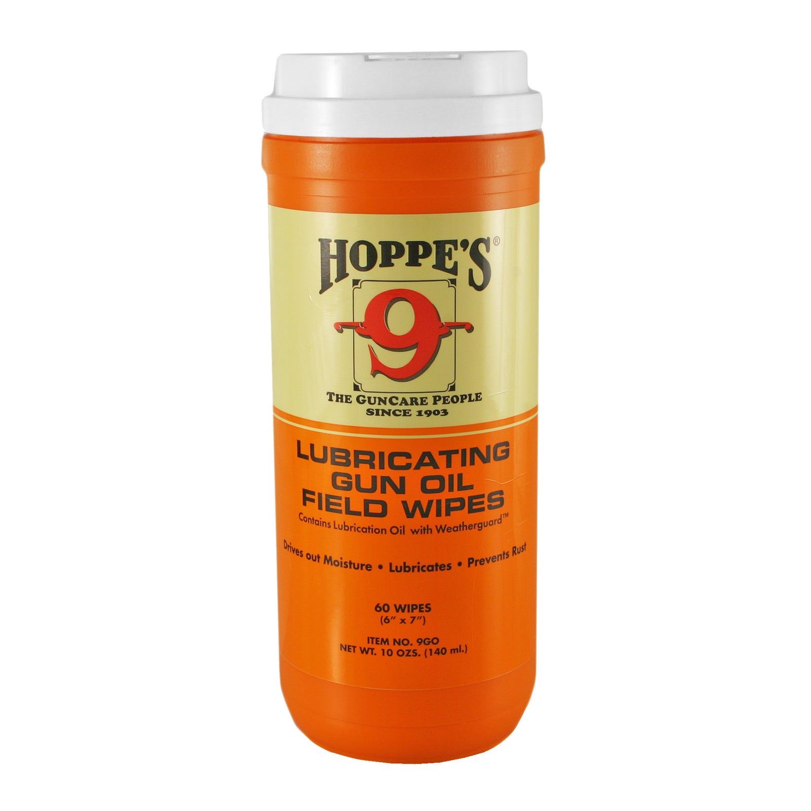 HOPPES GUN OIL WIPES 7X8" 120CT - American Ordnance