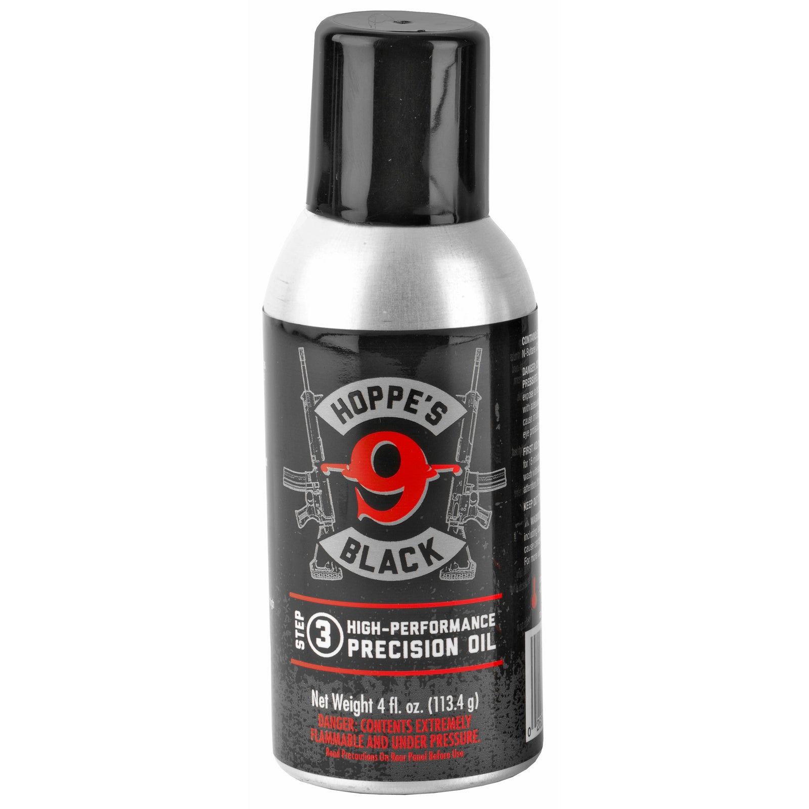HOPPES BLACK LUBE AEROSOL 4OZ - American Ordnance