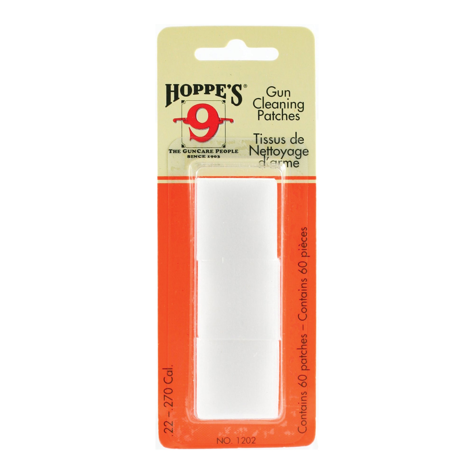 HOPPES CLNG PATCH 22-270 60/BAG - American Ordnance