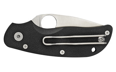 SPYDERCO CAT BLACK G-10 PLAINEDGE - American Ordnance