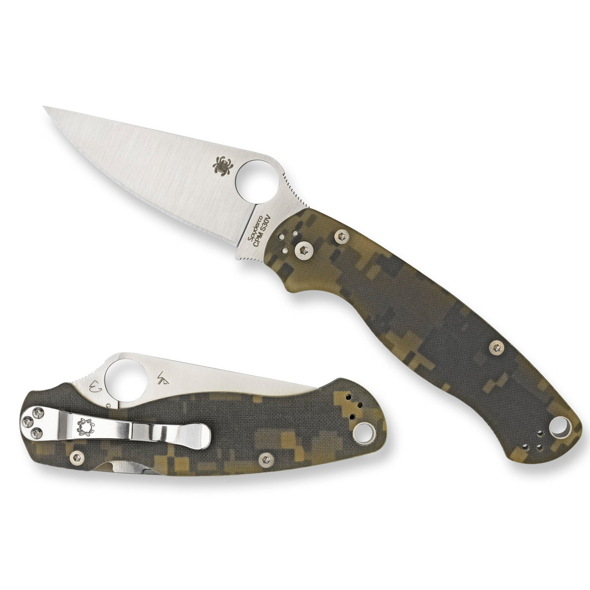 SPYDERCO PARA MILITARY 2 PLAIN - American Ordnance
