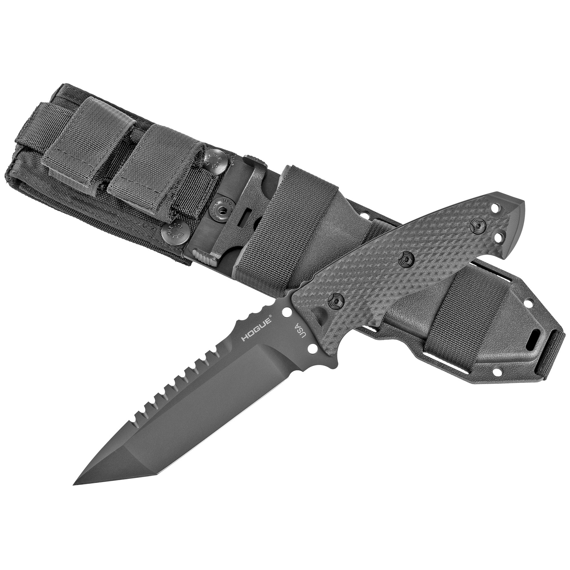 HOGUE EXF01 5 1/2" TB BK ARS G10 BLK - American Ordnance