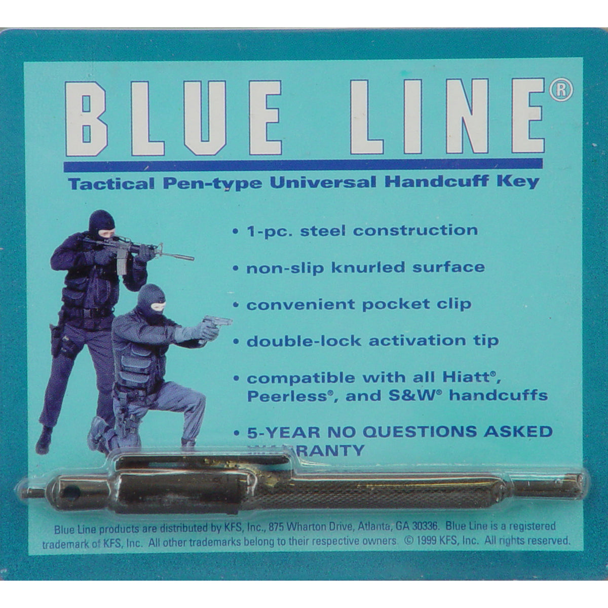 KENGS PEN TYPE HANDCUFF KEY W/CLIP - American Ordnance