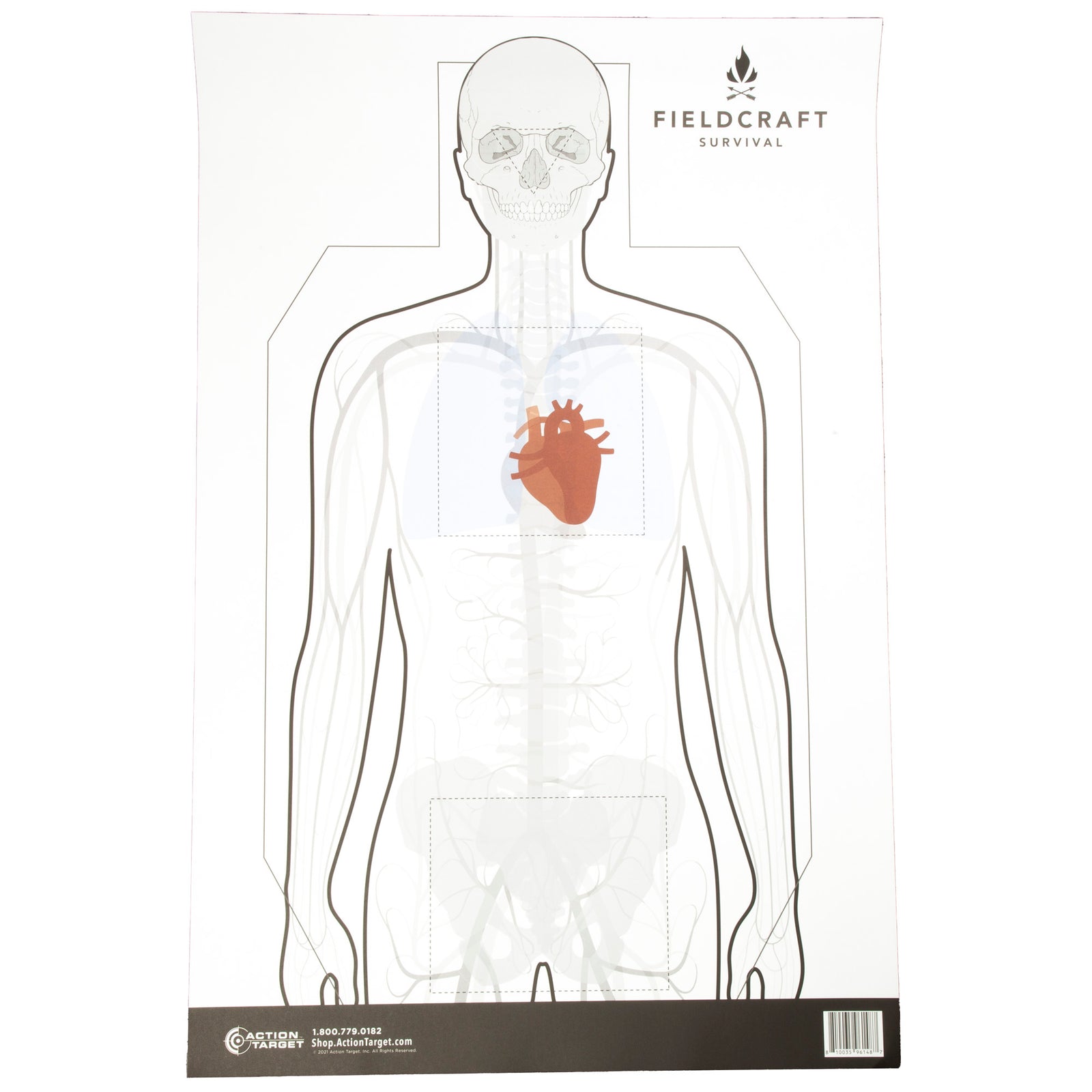 ACTION TGT FC DBL SIDE TRNG 100PK - American Ordnance