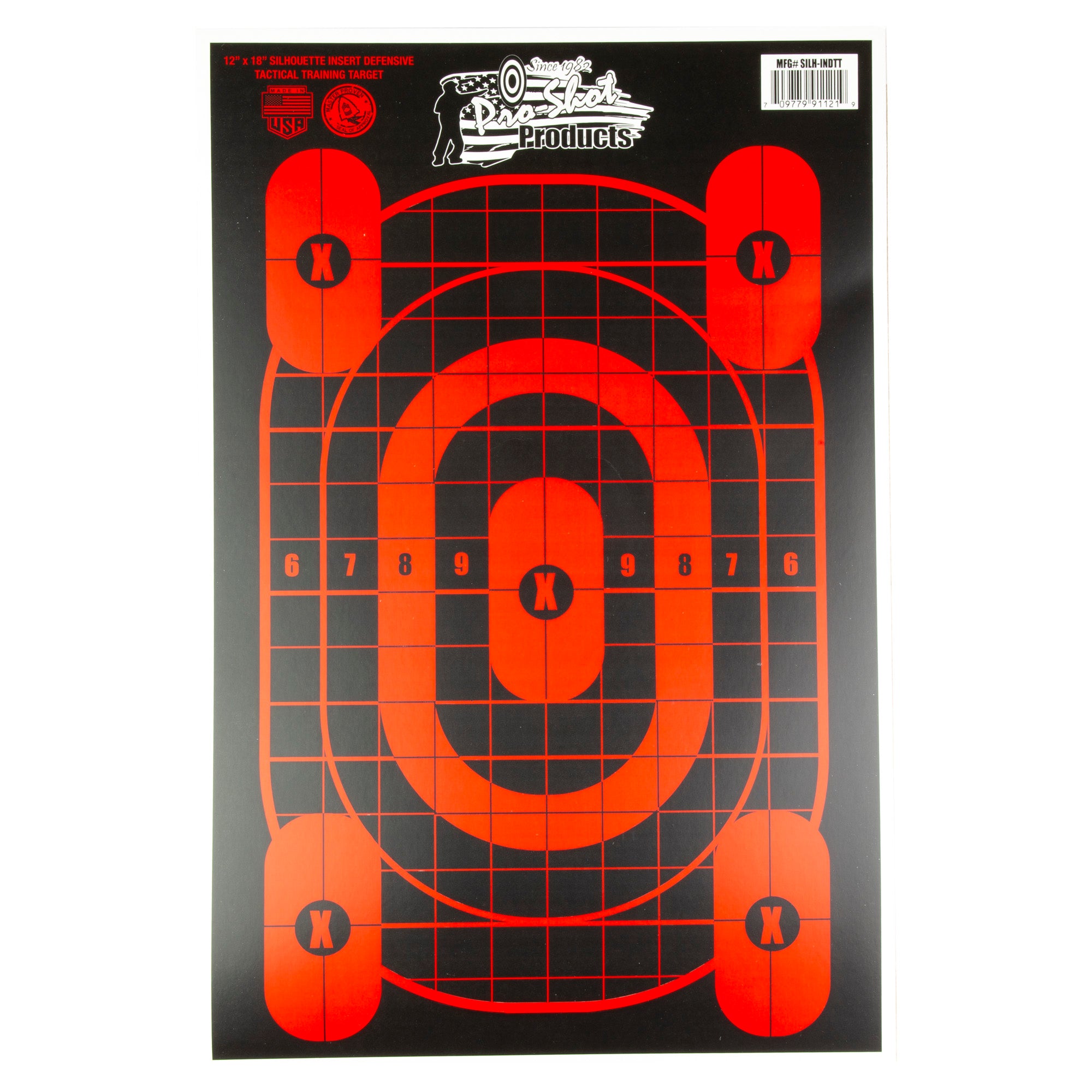 PRO-SHOT TARGET 12"X18" TAC TRNG - American Ordnance