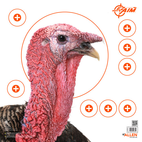 6-PK 12&quot;X12&quot; 4 COLOR PATTERENGALLEN EZ AIM TURKEY TARGET - American Ordnance