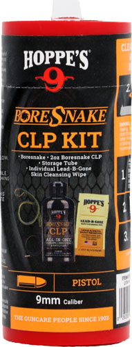 COMBO W/CLP 9MM PISTOLHOPPES BORESNAKE CLEANING KIT - American Ordnance