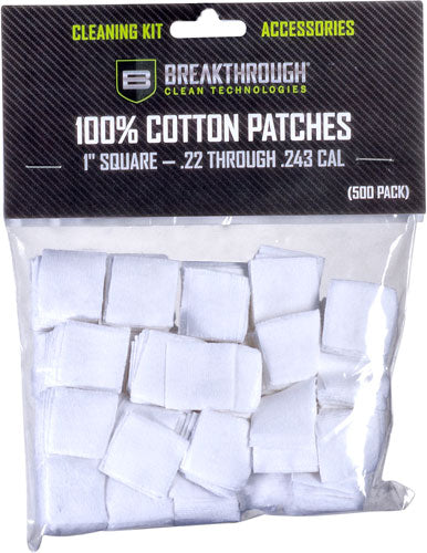 1" SQUARE .22-.243 200 PKBREAKTHROUGH CLEANING PATCHES - American Ordnance