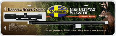12GA 24" TROPHY BLD W/3-9X40M<MOSSBERG BARREL & SCOPE 835 - American Ordnance