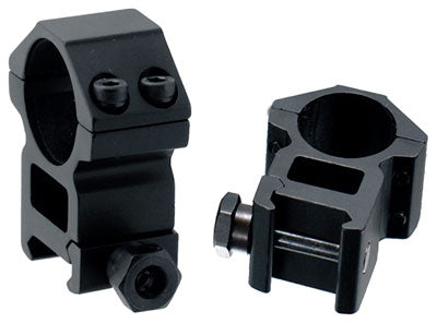 MATTE BLACK PICATINNY/WEAVERUTG RINGS 30MM HIGH PROFILE - American Ordnance