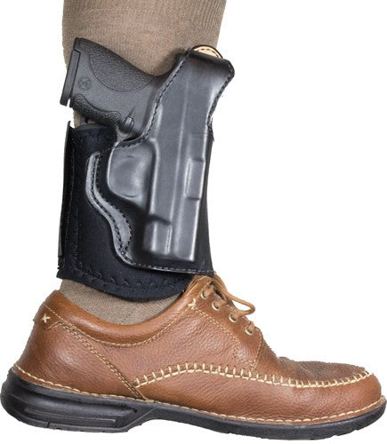RH LEATHER FITS GLOCK 43 BLACKDESANTIS DIEHARD ANKLE HOLSTER - American Ordnance