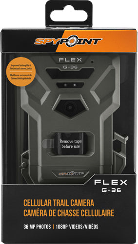 36MP BLACK VIDEO TRANSMITSPYPOINT TRAIL CAM FLEX G-36 - American Ordnance