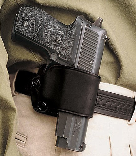 RH LEATHER LARGE DA AUTOS BLKDESANTIS YAQUI SLIDE HOLSTER - American Ordnance