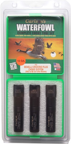 3PK 12GA C/M/L-RANGE CRIO/CRI+CARLSONS CHOKE TUBE WATERFOWL - American Ordnance