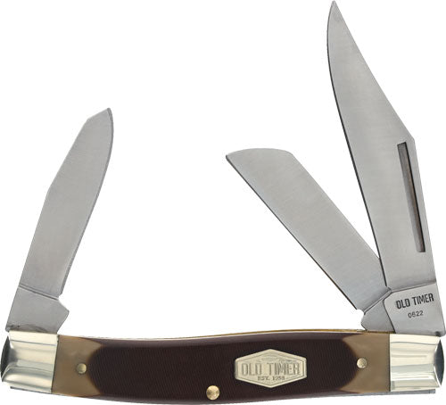 3" S/S DELRINOLD TIMER KNIFE SENIOR 3-BLADE - American Ordnance