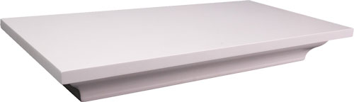 WHITE 24"WX11.75"HX3.25"DLOCKDOWN IN PLAIN SIGHT SHELF - American Ordnance