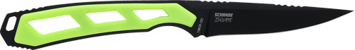 FIXED 3" AUS-10 BLACK/GREENSCHRADE KNIFE ISOLATE CAPER - American Ordnance