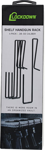 4-PACKLOCKDOWN SHELF HANDGUN RACK - American Ordnance