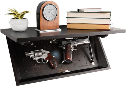 STAINED 24"WX11.75"HX3.25"DLOCKDOWN IN PLAIN SIGHT SHELF - American Ordnance