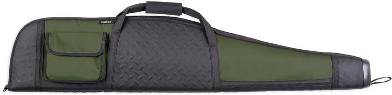 GREEN W/ BLK EXTRA THICK PADBULLDOG ARMOR RIFLE CASE 48" - American Ordnance