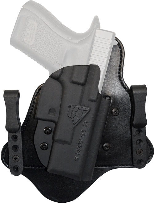HLSTR FOR GLOCK 19 IWB RH BLK!COMP-TAC MTAC PREMIER HYBRID - American Ordnance