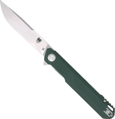 GREEN D2 STEEL W/CLIPCOBRATEC MONARCH 3.5" FOLDER - American Ordnance