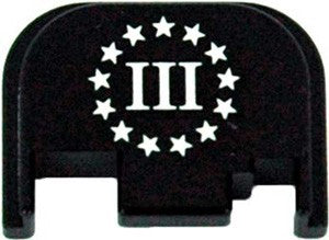 FITS GLOCK 43!CRUXORD BACK PLATE 3% FLAG - American Ordnance