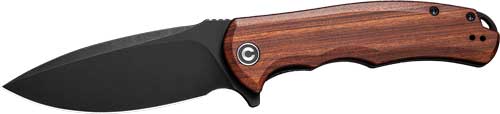 CUIBOURTIA WOOD/BLACK STNWSHCIVIVI KNIFE PRAXIS 3.75" - American Ordnance