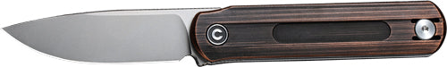 HAND RUBBED COPPER/SILVERCIVIVI KNIFE FOLDIS 2.67" BLK - American Ordnance