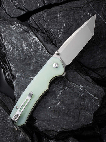 NATURAL G-10/STONEWASH BLADECIVIVI KNIFE BRAZEN 3.46" - American Ordnance